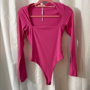 Pink Long Sleeve Bodysuit